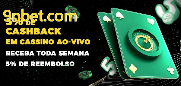 Promoções do cassino ao Vivo 9nbet.com